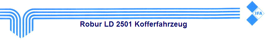 Robur LD 2501 Kofferfahrzeug