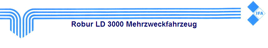 Robur LD 3000 Mehrzweckfahrzeug